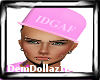 Pink IDGAF Fitted Cap