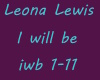 Leona Lewis i will be