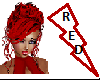 Red Updo Curles