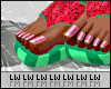 >Girl Watermelon Sandals