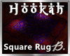 *B* Hookah Square Rug