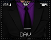 Small Suit & Tie Purple