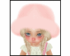 KIDS PINK FUZZY HAT