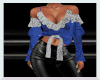 blue eyelet top lace