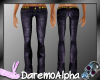 Purple snakeskin pants