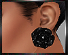 Black Rose Earring