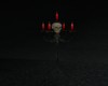 Vamp Skull Candle Stand