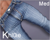 K tae pin stripe jeans M