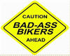 biker sign