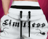 LIMITLESS~JOGGERS WHITE