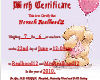 Nevaeh Birth Certificate