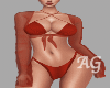 OolyvieoO Red Swimsuit