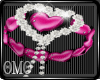 QMQ Pink Bracelet Heart