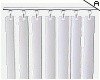 a\ White vertical blinds