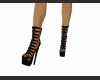 Black bound heels