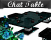 Urban Teal Chat Table