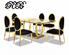 Gold Dahlia Dining Table