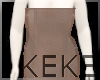 KEKE Brown Mesh Dress