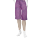 Purple Jean Shorts