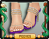 P; Chic Purple Heels