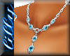 Saphire diamond necklet