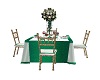 green guest table