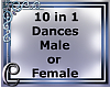 10 in 1 Dances M/F