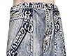 RAVER BLUE JORTS