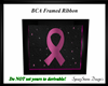 BCA Pink Ribbon Framed