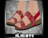 [iL] Red Cordoba Sandals
