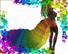 🦄 Rainbow fur tail