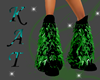 {KAT} Green Rave Boots