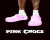 Pink Crocs