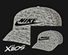 Cap NIKE GREY BLACK