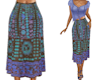 TF* BOHO Blue Skirt