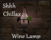 Shhh Chillax Wine Lamp