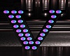 X letter Neon Light