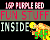 :s4f-16P purple bed
