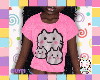 🍄Kid tee cat cute