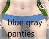 rls blue gray panties