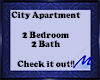 City Apartment 2BD/2Bath