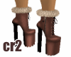 Holidays Brown fur boots