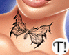T! Butterfly Neck Tattoo