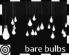 *m Hanging Bare Bulbs Wh