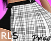 Plaid Skirt White | RLS