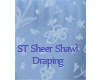 ST Sheer Baby Blue Shawl