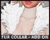 Collar Fur White Add V2