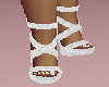 K White Glitter Shoes