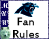 Panthers Fan Rules