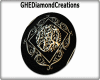 GHEDC Black/Gold Rugs